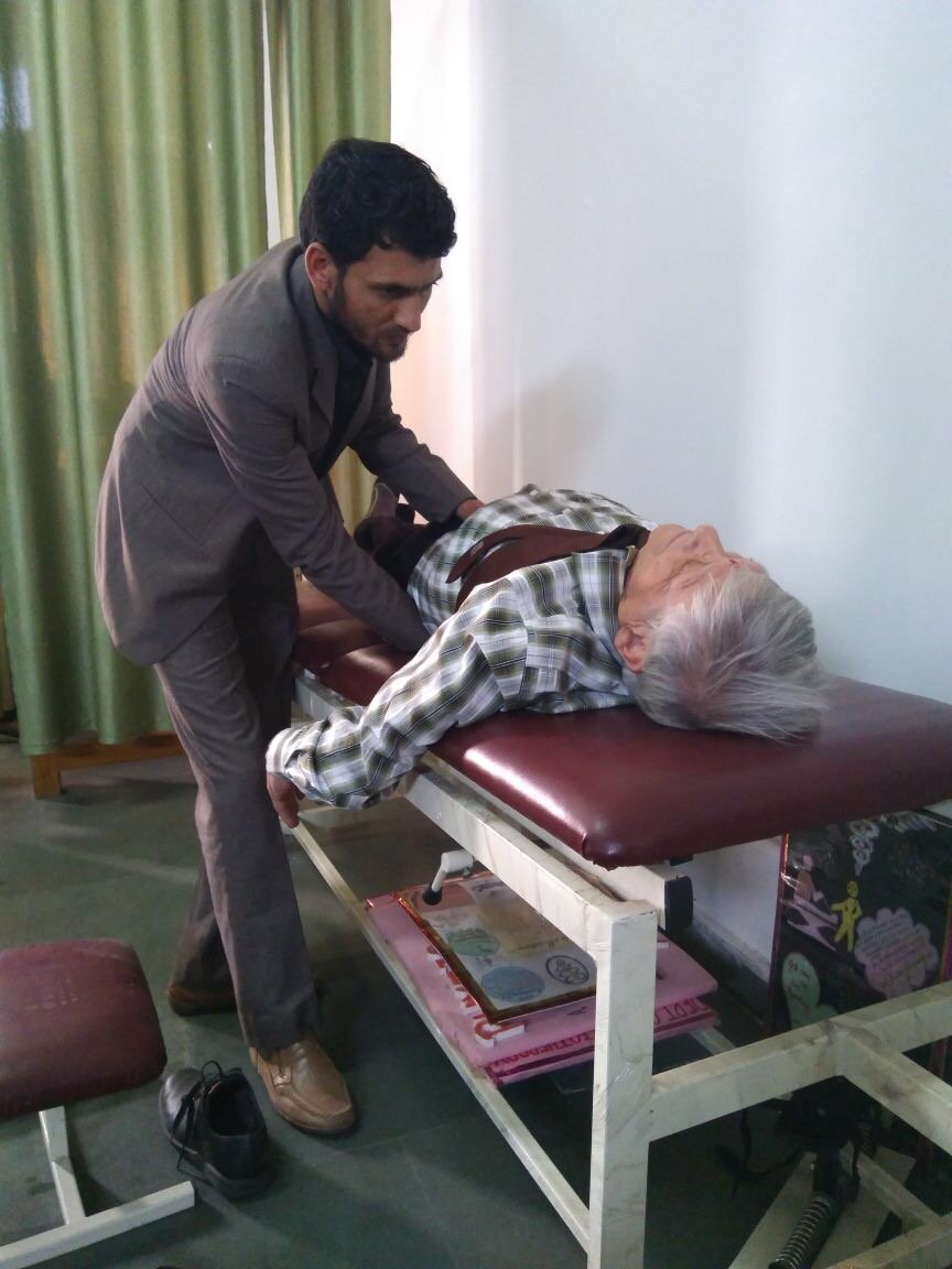 Provide physiotherapy services to Nobel prize winner prof. Arther Ridawaker